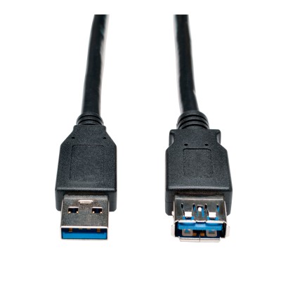 Cable de Extensión USB 3.0 Tripp-Lite USB-A M/H, Negro, 91cm