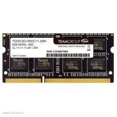 Memoria Ram TeamGroup, 8GB, DDR3L, SODIMM, 1600MHz, CL11-11-11-28, 1.35V