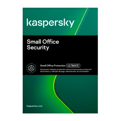 Software Kaspersky Small Office Security, para 15 PCs, Licencia 1 año, Producto Virtual.