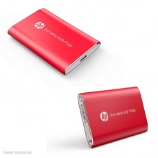 SSD externo HP P500, 250GB, USB 3.1 Tipo-C, Rojo.