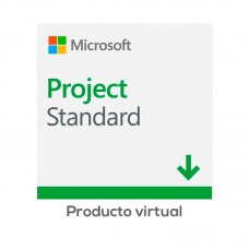 Licenciamiento Virtual (ESD) Microsoft Project Standard 2019, 1 Licencia para 1PC.
