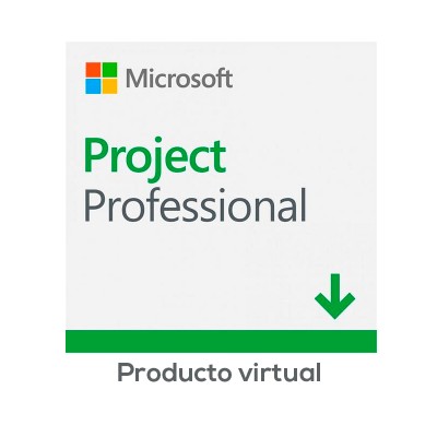 Licenciamiento Virtual (ESD) Microsoft Project Professional 2019, 1 Licencia para una 1 PC