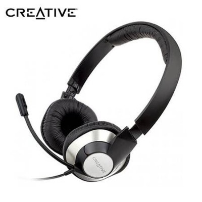 Audifono C/microf. Creative Chatmax Hs-720 Usb Noise-cancelling Black/silver