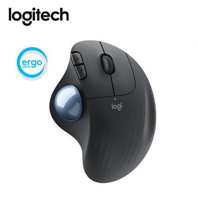 Mouse Trackball inalámbrico Logitech ERGO M575, Ergonómico, Bt