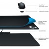 Mousepad Gamer Logitech POWERPLAY Wireless Charging, 34.4 x 32.1cm, 2mm