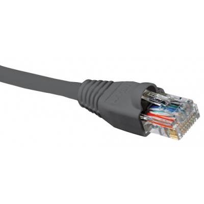 Nexxt Cable De Interconexión Rj-45 (M) A Rj-45 (M) 90 Cm Utp Cat 5e Moldeado, Trenzado Gris