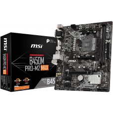 Motherboard MSI B450M PRO-M2 MAX, AM4, B450, DDR4, USB 3.2