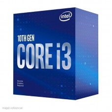 Procesador Intel Core i3-10100F, 3.60 GHz, 6 MB Caché L3, LGA1200, 65W, 14 nm.