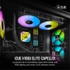 Refrigeración líquida de CPU  Corsair iCUE H100i ELITE CAPELLIX, RGB, 240mm