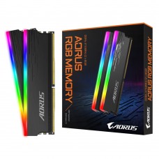 Memoria Gigabyte AORUS RGB, 16GB KIT (2 X 8GB), DDR4, 3733 MHz, CL-19, 1.2V