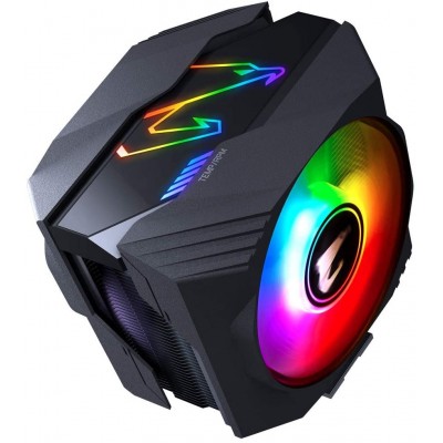 Cooler para CPU Gigabyte AORUS ATC800, RGB Fusion, Fan 2X 12cm. PWM,  Intel AMD