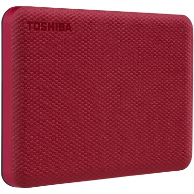 Disco duro externo Toshiba Canvio Advance, 1TB, USB 3.0, 2.5", Rojo