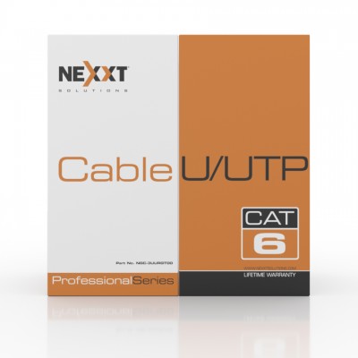 Nexxt Solutions Infrastructure Bulk cable UTP 305 m RJ-45 a Blue Cat6 4P 23AWG CMR