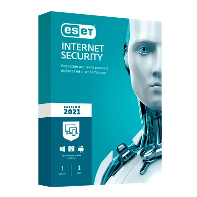 Software Eset Internet Security, Edición 2021, 1 PC