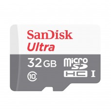 Memoria Sandisk MicroSD Clase 10 32GB Con Adapatador