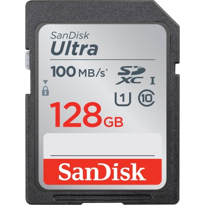 Memoria Sandisk Sd Ultra Sdhc /Sdxc 128 Gb 100 Sin Adaptador
