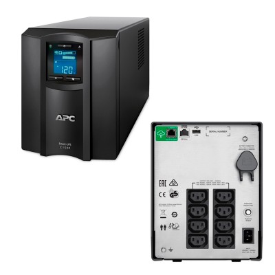 Smart UPS APC SMC1500IC, 1500VA - 900W, 8 Salidas, LCD, 230V