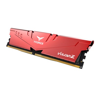 Memoria T-Force Vulcan Z, 8GB, DDR4, 2666 MHz, CL-18, 1.2v Red