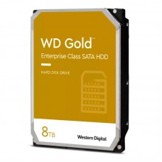 Disco duro Western Digital WD Gold, 8 TB, SATA 6.0 Gb/s, 256 MB Cache, 7200 RPM, 3.5".