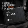 Disco duro externo Western Digital Black P10 Game Drive, 4 TB, USB 3.2, negro.