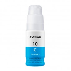Botella de tinta Canon Pixma GI-10 C, Cian.