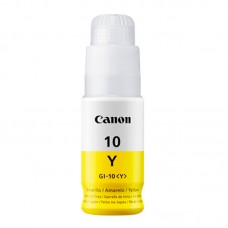 Botella de tinta Canon Pixma GI-10 Y, amarillo.