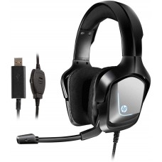Auriculares Gamer HP H220GS  - 8AA12AA, Led USB, Surround 7.1  Negro 