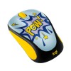 Mouse Logitech M317C Color Collection Wireless Pow Yellow / Black 910006122