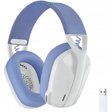 Audifono Con Microfono Gamer Logitech G435 Lightspeed Inalámbricos + Bluetooth, Blanco, 981001073