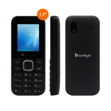 Teléfono celular básico LandByte LT1020, 1.77", 128x160, Dual SIM, Radio FM, BLACK