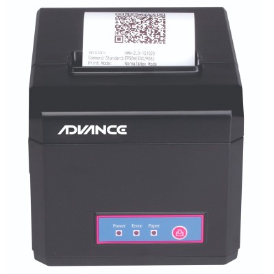 Impresora termica Inalámbrica Advance ADV-8010, 300 mm/seg ,USB + LAN
