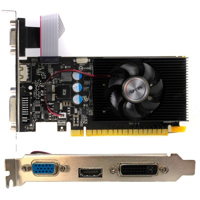 Tarjeta de video AFox GeForce GT220 1GB DDR3, PCI Express 2.0x 16, 1xHDMI, 1xVGA, 1xDVI-I