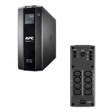 APC UPS Back Pro BR1600MI de 1600VA/960W, 8 tomas de salida, AVR, interfaz LCD.