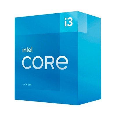 Procesador Intel Core i3-10105F 3.70 / 4.40 GHz, 6 MB Caché L3, LGA1200, 65W, 14 nm.