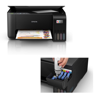 Multifuncional de tinta Epson EcoTank L3210, Imprime / Escanea / Copia/USB
