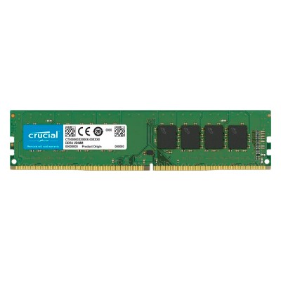 Memoria Crucial CB16GU2666, 16GB DDR4-2666 MHz, PC4-21300, UDIMM, CL-19, 1.2V