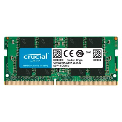 Memoria Crucial CB8GS2666, SODIMM 8GB DDR4-2666 MHz, PC4-21300, CL-19, 1.2V