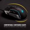 Mouse Gamer Corsair GLAIVE RGB PRO, 7 botones, 18000dpi, FPS, MOBA, USB