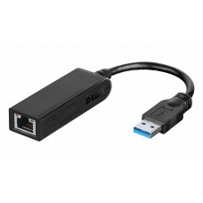 Adaptador de red D-Link DUB1312, USB 3.0 y Puerto RJ-45 Gigabit Ethernet