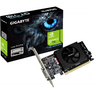Tarjeta de video GIGABYTE NVIDIA GeForce GT 710, 1GB GDDR5 64-bit