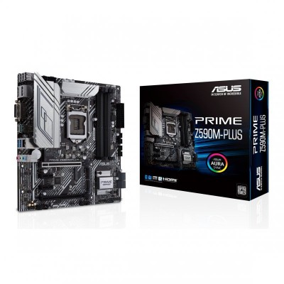 Motherboard Asus PRIME Z590M Plus, Intel Z590, LGA1200, HDMI / DP / DVI, USB 3.2 Gen2