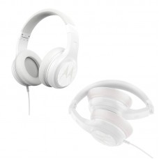 Auriculares On-Ear MOTOROLA Pulse 120 con Microfono, Plegables, Plug 3.5mm, Blanco