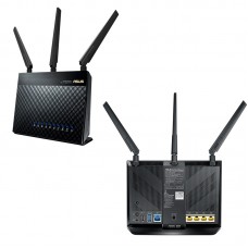 Router inalambrico Asus RT-AC1900P, AC1900, Dual band: 2.4GHz AC (3x3) + 5GHz AC: 3x3