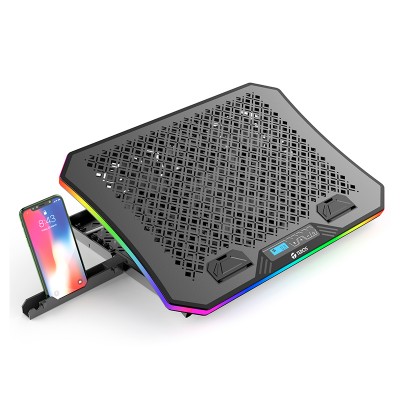 Cooler Para Notebook TE-7130N RGB - Compatibles Con Nb Hasta 19" - 3 Fan De 11cm