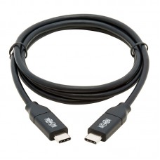 Cable USB-C Macho/Macho Tripp-Lite U040-C1M-C-5A – 5A, USB IF, Thunderbolt 3 - 1m