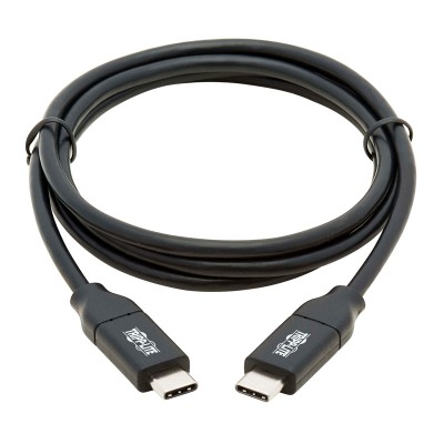 Cable USB-C Macho/Macho Tripp-Lite U040-C2M-C-5A – 5A, USB IF, Thunderbolt 3 - 2m