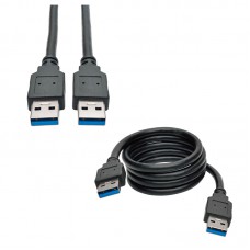 Cable USB 3.0 Macho - Macho, Tripp-Lite  A/A (M/M), Negro, 91cm