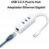 Adaptador TP-Link USB 2 en 1 con Hub de 3 Puertos USB 3.0 y Ethernet Gigabit - UE330
