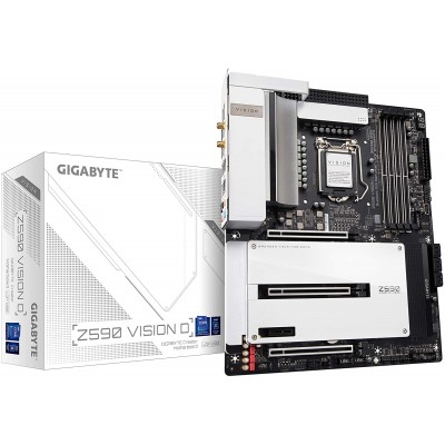 Motherboard Gigabyte Z590 VISION D, LGA1200, DDR4, SATA 6.0, USB 3.2 , C, DP, HDMI, Rj45 x 2, WiFi