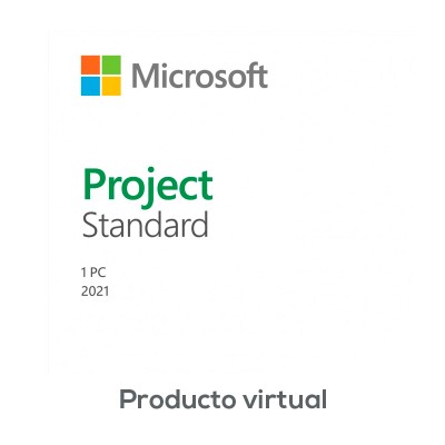 Microsoft Project Standard 2021, 1 PC, Plurilingüe, Windows - ESD 